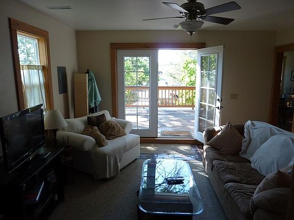 Living room shown furnished.