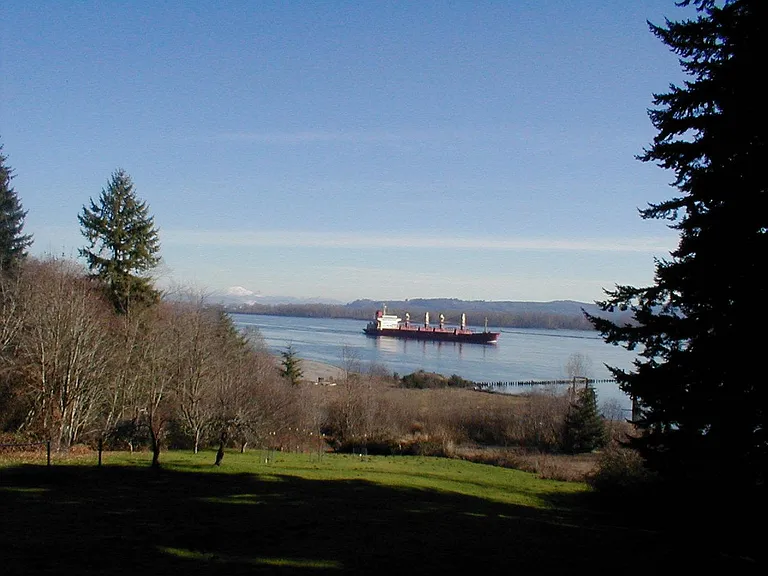 Sailing to China. Picture from front yard.
