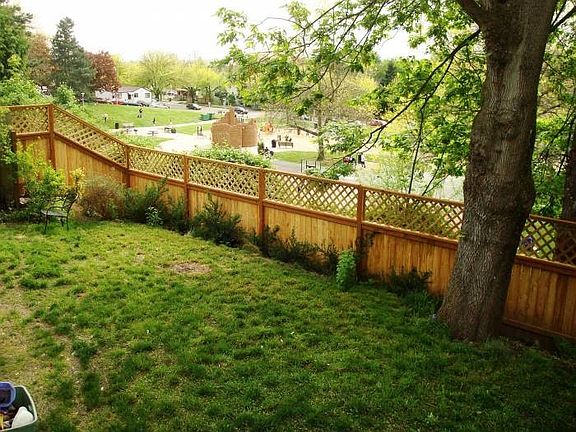 Fenced Back Yard and Park