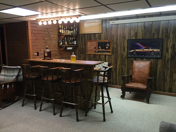 Bar in the basement