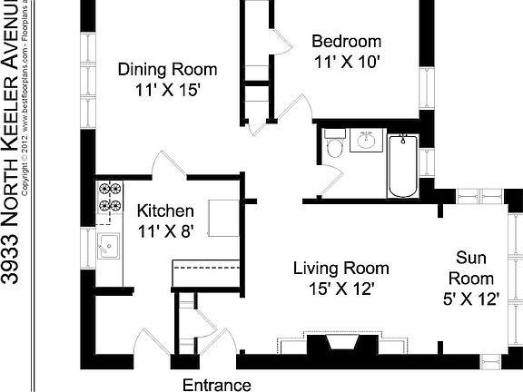 2nd image of 3933 N Keeler Ave #3N