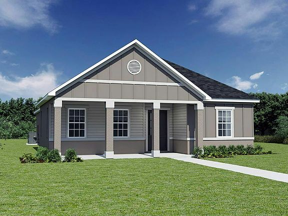 The Lavender includes a large, columned front porch and multiple exterior elevations to choose from.