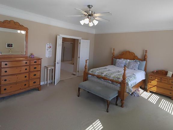 French Doors lead to Master Bath