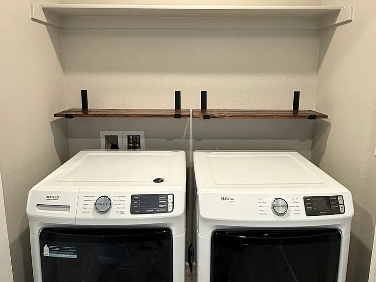 Laundry off of primary suite