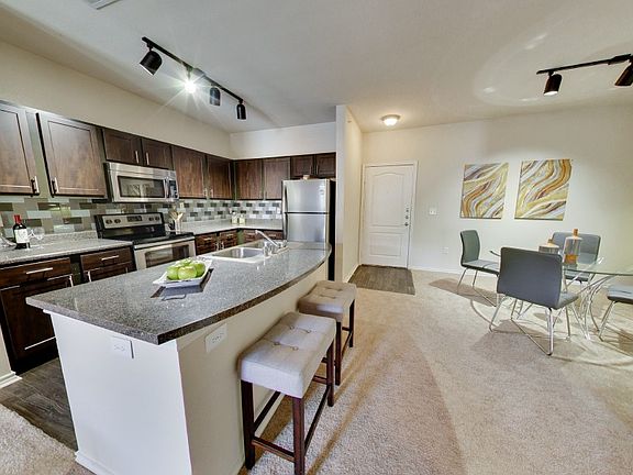 Upgraded kitchens with stainless steel appliances