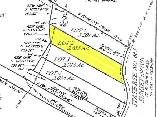 0 Sunset Dr Lot 2, Amherst, VA 24521