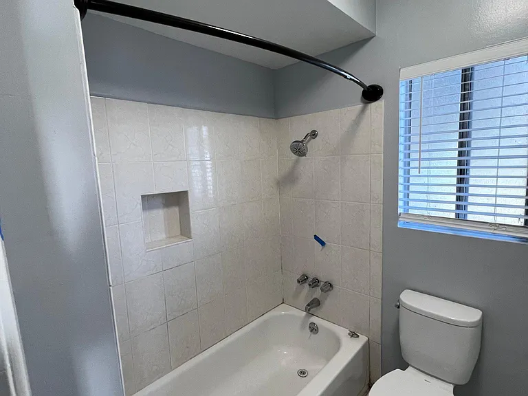 Hallway bathroom.