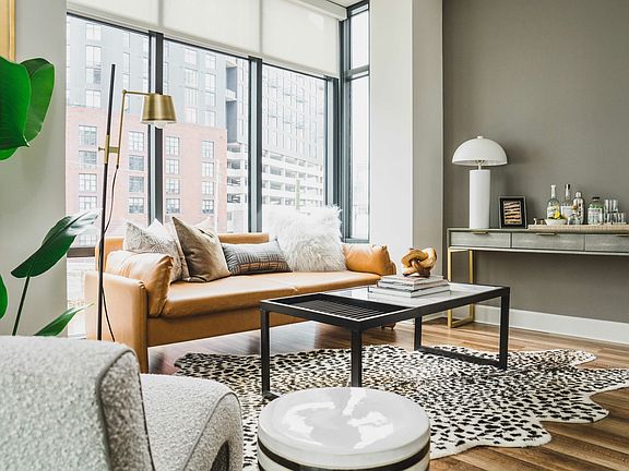 Oversized windows with roller shades