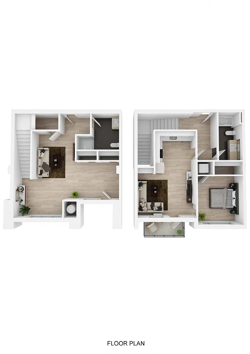 Floor plan Live-Work Townhome