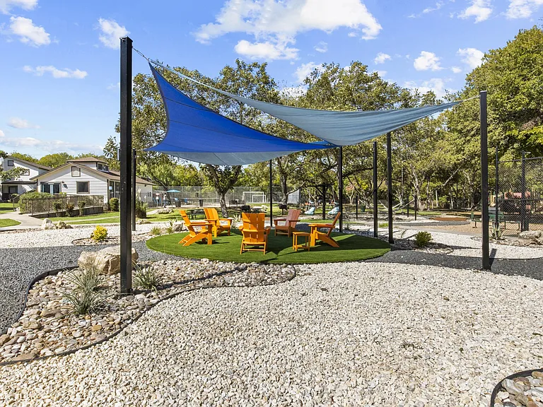 Shaded Lounge Area