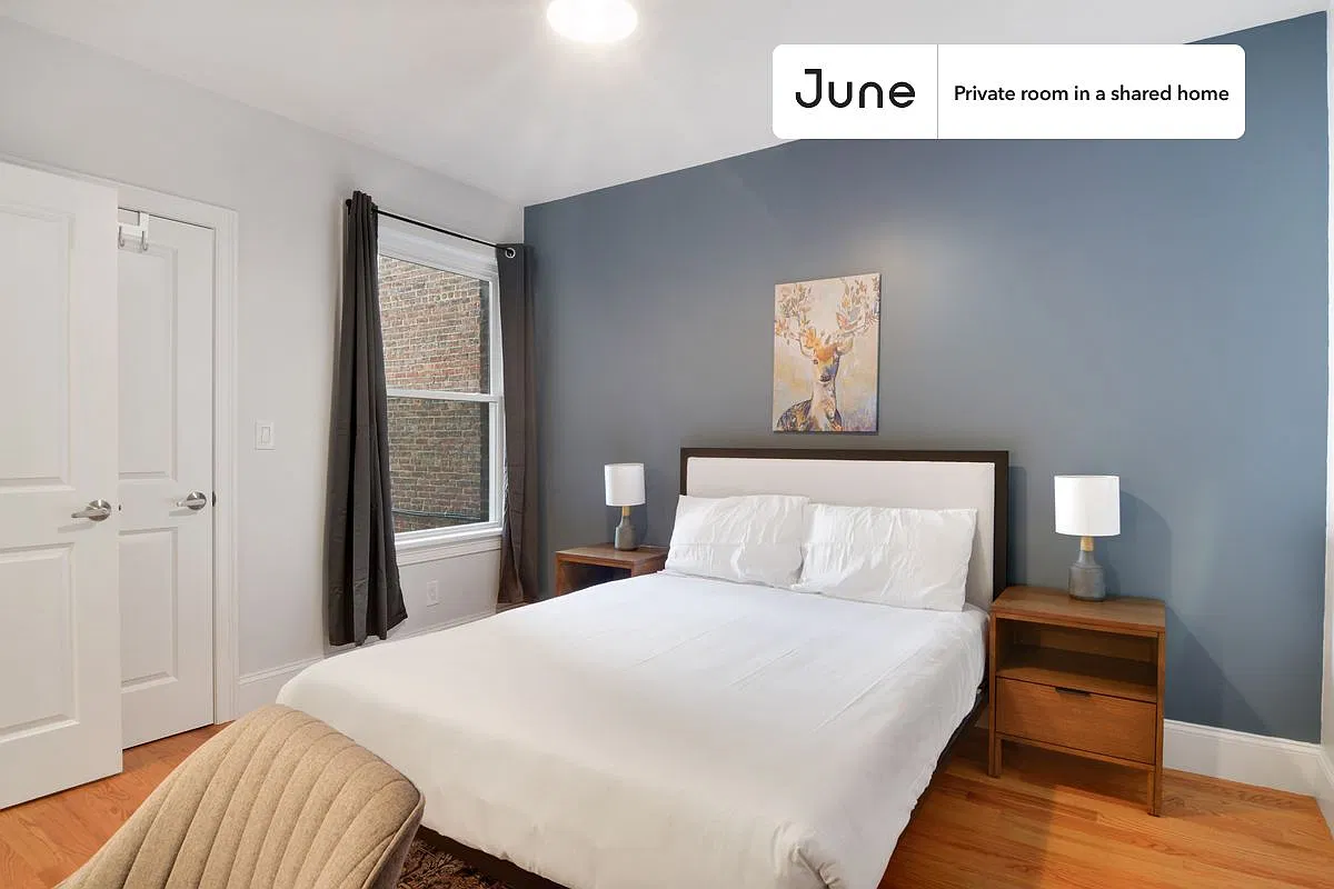 Queen bedroom in 5 bed/2 bath home in Allston #680 D — Photo 1