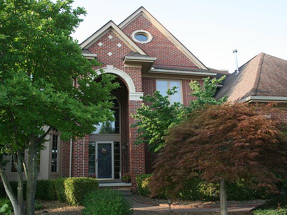 Landscaped front yard