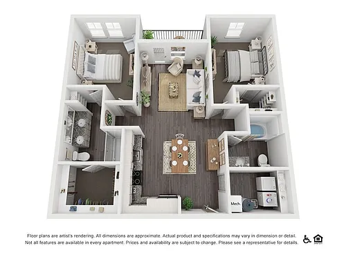 Floor plan The Nease - Live Local