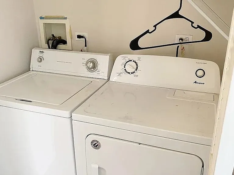 Washer and dryer