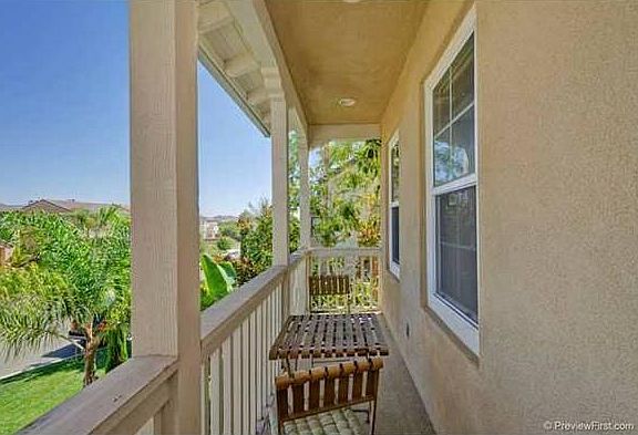 Master bedroom balcony