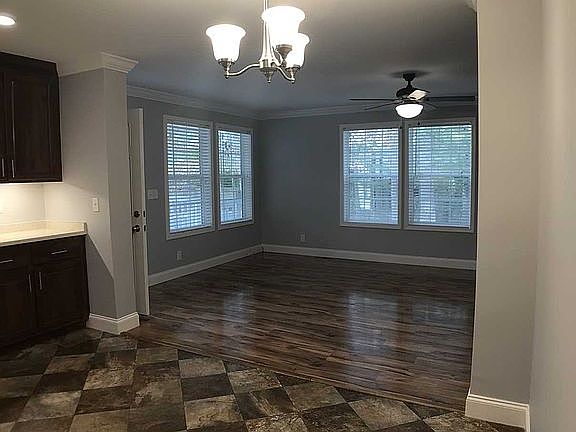 View from kitchen to living 