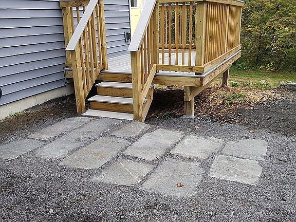 Deck to laundry mud room