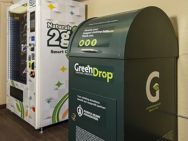 Green Drop donation box