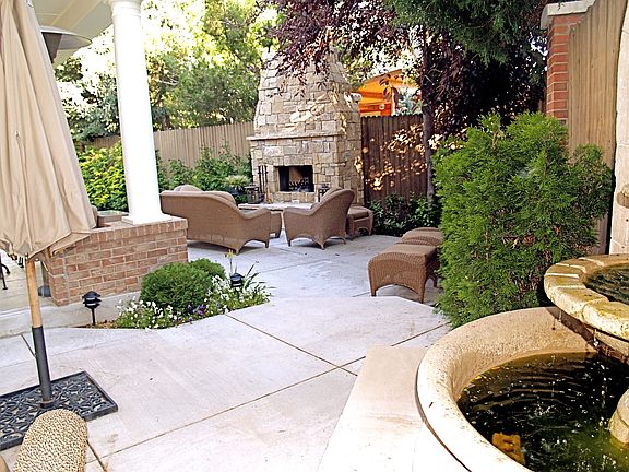 Patio with Fireplace