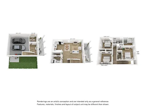 Floor plan Cottage C2 + Den