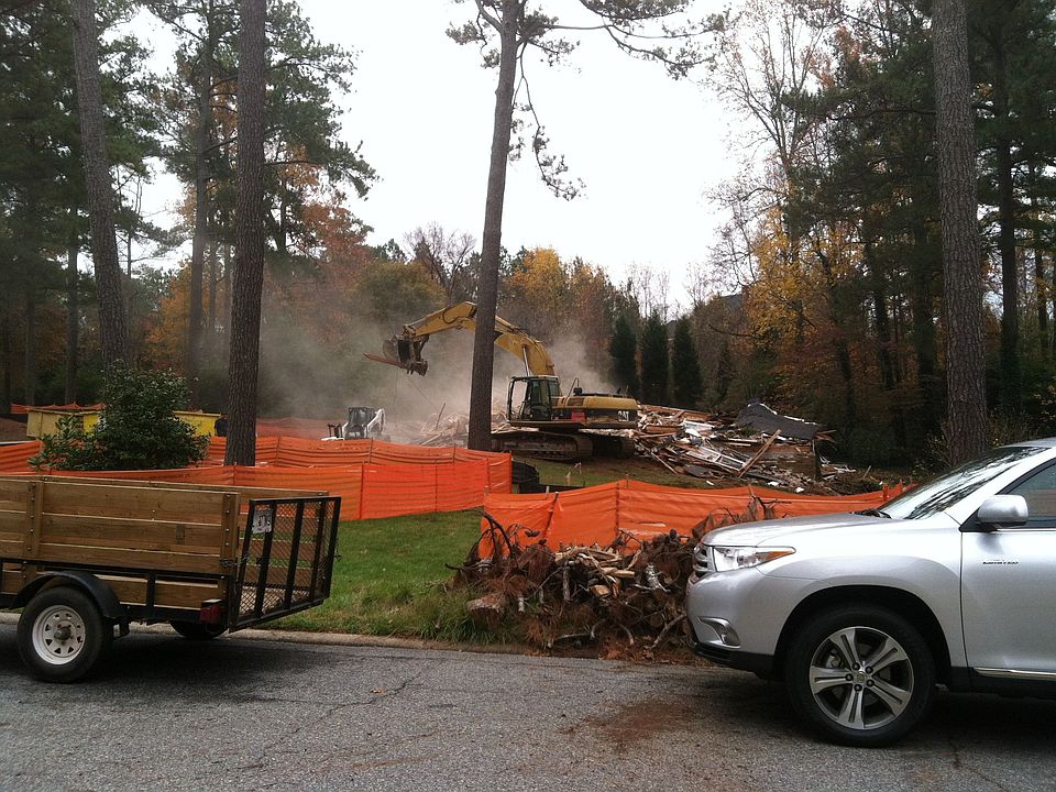 Home Demolished. New home to be built.