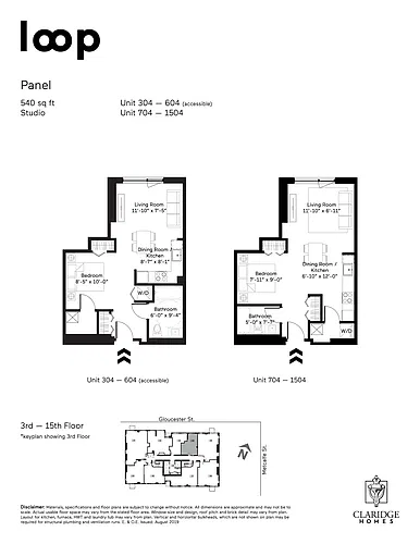 Floor plan Panel; 0 bed, 1 bath