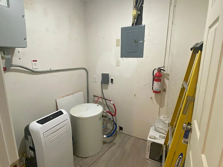 Utility closet.