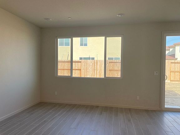 Spacious backyard and living room