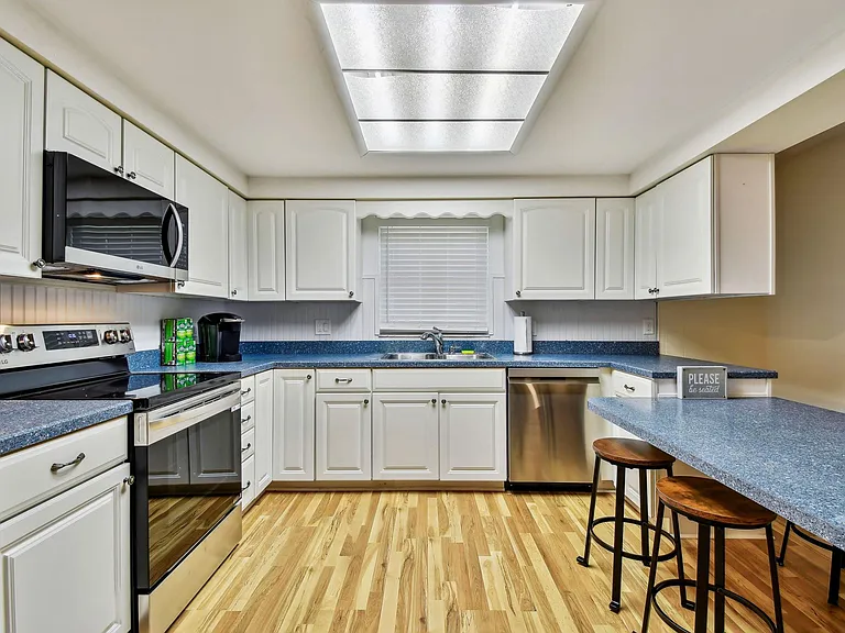 Brand new stainless steel appliances