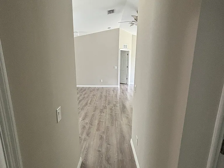 Hallway to living room