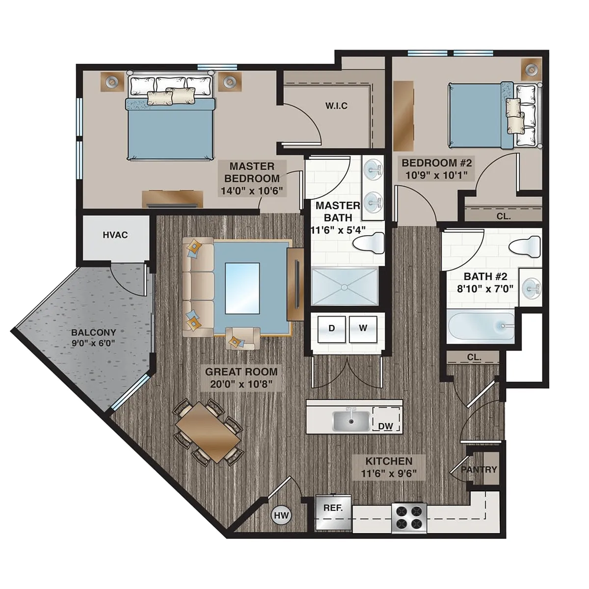 Floor plan Crystal