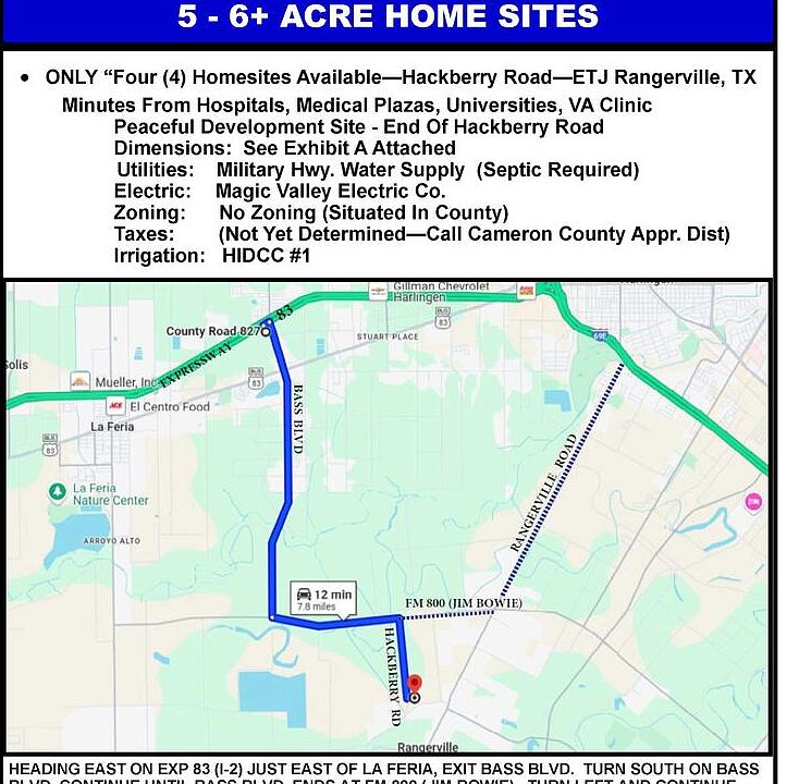 2nd image of Hackberry Rd Lot 1