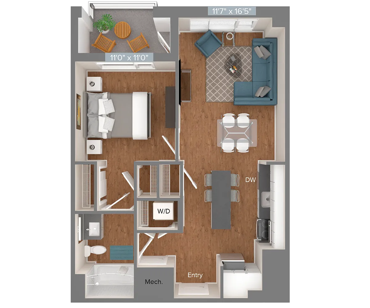 Floor plan A2-2-D1-702