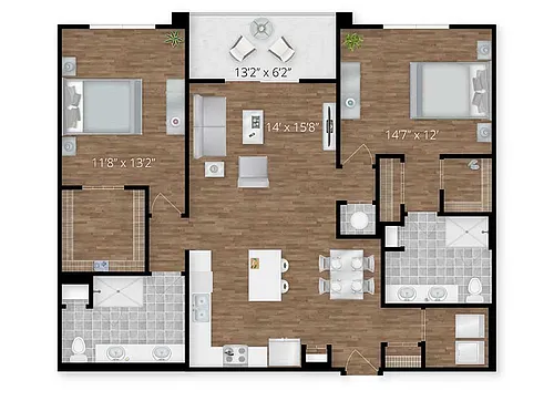 Floor plan B2-2