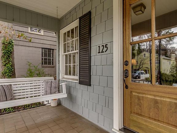 Front porch with swing