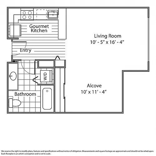 Floor plan Studio A and C
