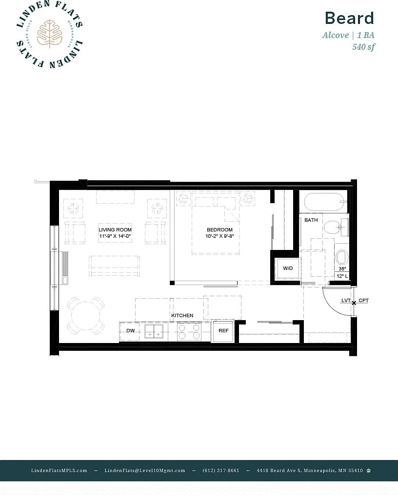 Floor plan The Beard