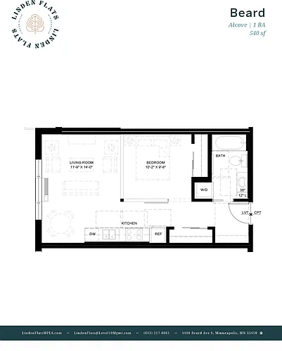Floor plan The Beard