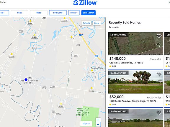 Sold comps on Zillow!