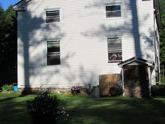 east side of house
