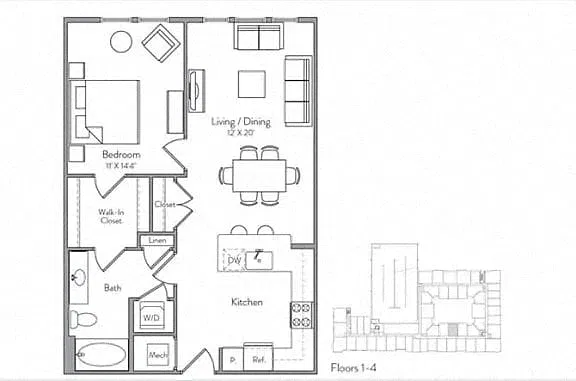 Floor plan A1