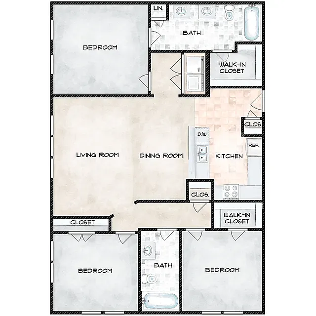 Floor plan 32BR60HF