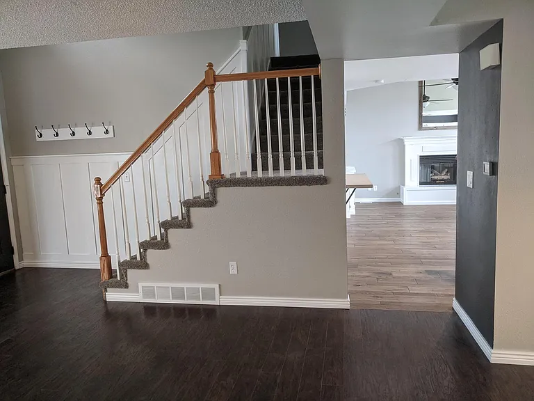 Formal living space from kitchen