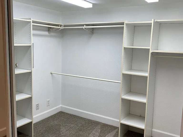 Bedroom walk-in closet