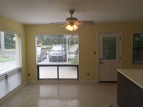 View into living room from Bedroom