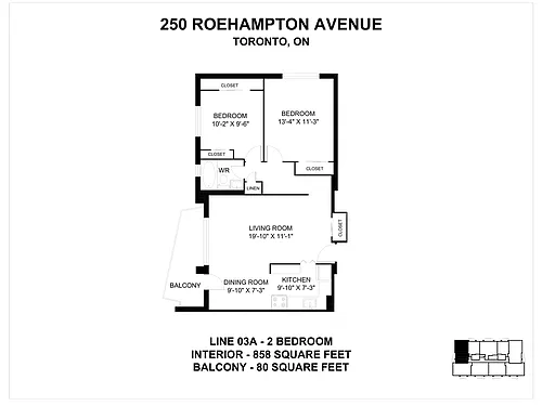 Floor plan 2 Bedroom