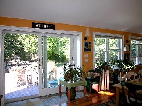 Sliders to deck and terrace Area