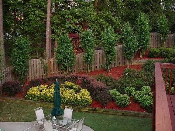 Professional, lush landscaping. Full irrigation system.