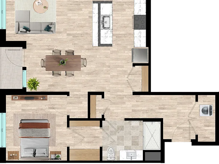 A20 - One Bedroom A20 - One Bedroom