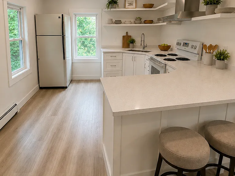 New kitchen with quartz countertops!